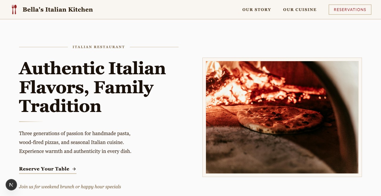 Bella's Italian Kitchen