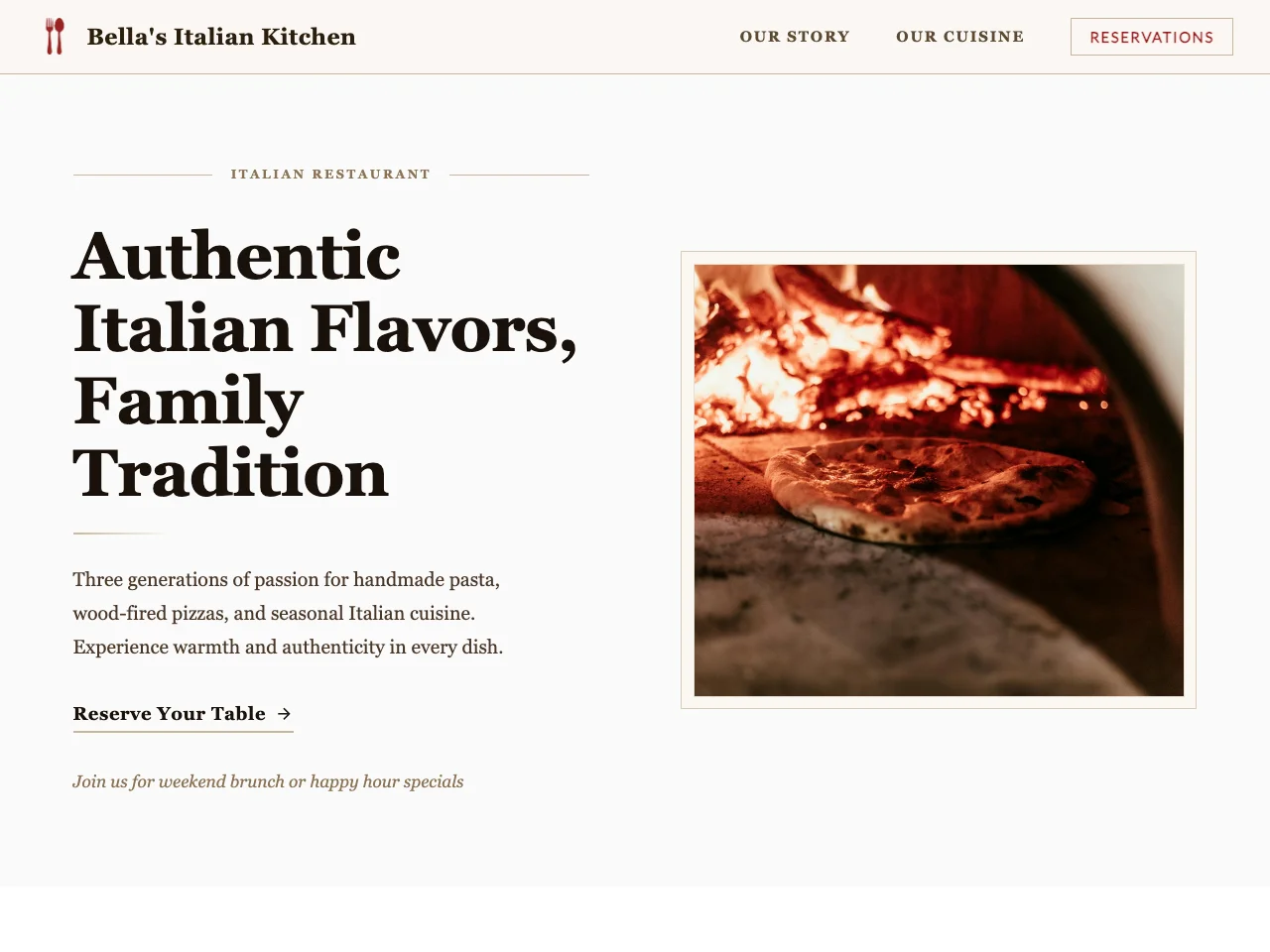 Bella's Italian Kitchen